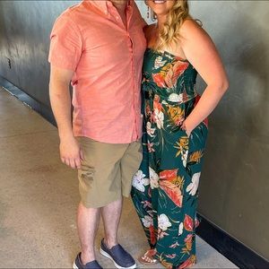 Cute floral jumpsuit